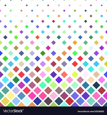 Square pattern background from diagonal squares vector image