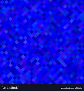 Square pattern background - from squares in blue vector image