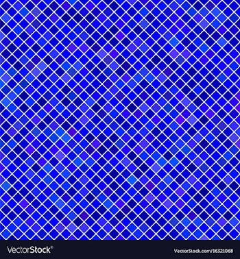 Square pattern background - from squares in blue vector image