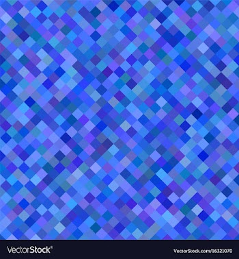 Square pattern background - from squares in blue vector image