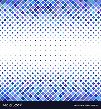Square pattern background - from squares in blue vector image