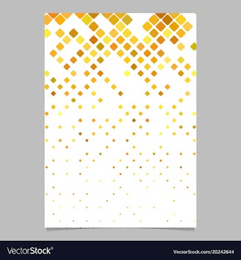 Square pattern brochure template - tiled mosaic vector image
