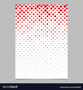 Square pattern flyer template - mosaic page vector image