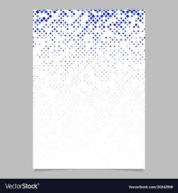 Square pattern poster design - tile mosaic vector image