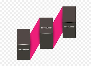 Square Rectangle Polygon - Black and red origami-shaped decorative pattern PPT 