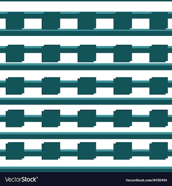 Square seamless pattern vector image