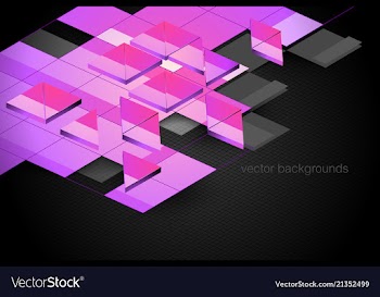 Square shape motion graphics vector image