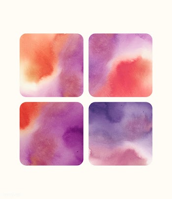 Square shaped watercolor backgrounds vector | Free stock vector - 473292