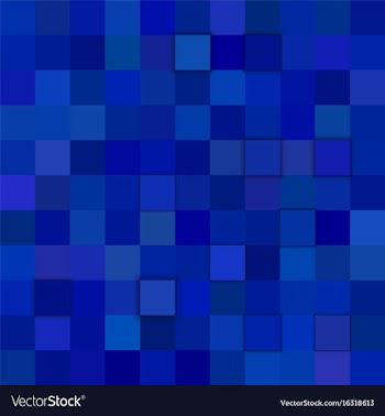 Square tiled background from squares in blue vector image