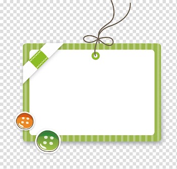 Square white and green board , frame Text box , Pattern border transparent background PNG clipart