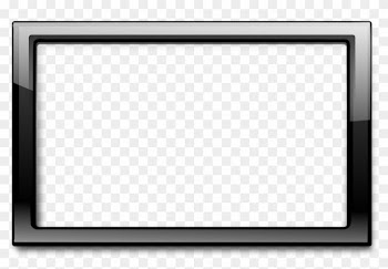 Squares Clipart Black Border - Frame 16x9 Png