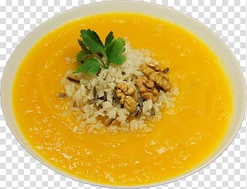 Squash soup Суп-пюре Dish, Meat Soup transparent background PNG clipart