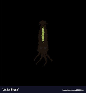 Squid icon simple of squid icon in hatching style vector image
