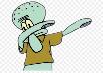Squidward Tentacles Dab Desktop Wallpaper - dab emoji 