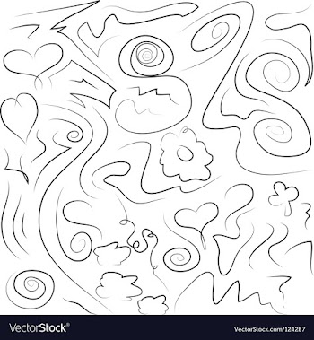 Squiggly vector image