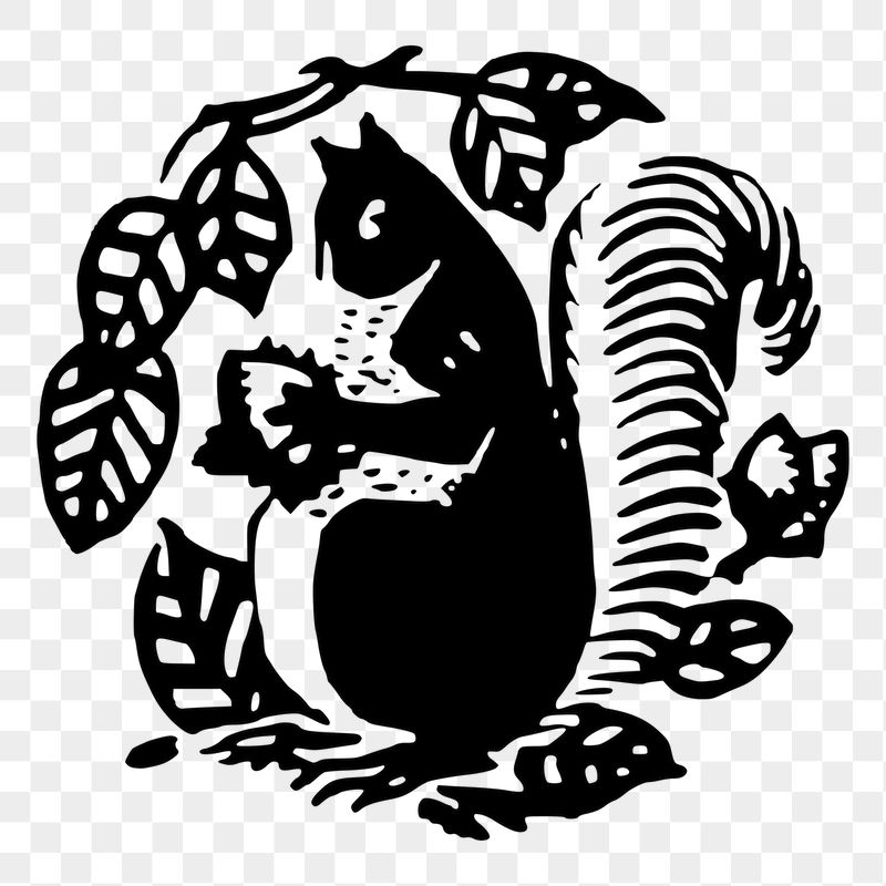 Squirrel badge png sticker animal | Free PNG - rawpixel