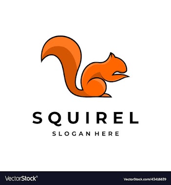 squirrel logo design