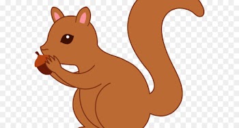 Squirrel, Royaltyfree, Silhouette, Cartoon PNG
