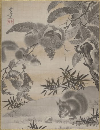 Squirrels Gathering Chestnuts by Wanabe | Free Photo - rawpixel