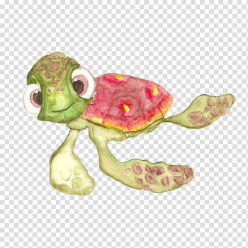 Squirt Watercolor painting Turtle Drawing, painting transparent background PNG clipart