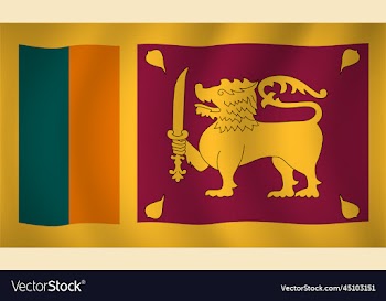 sri lanka flag background