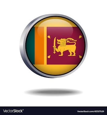 sri lanka flag button