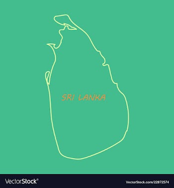Sri lanka set detailed country shape with region vector image