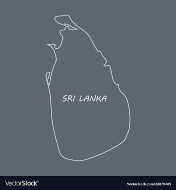 Sri lanka set detailed country shape with region vector image