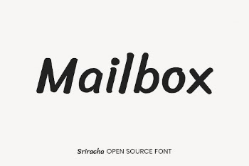 Sriracha open source font by Cadson | Free Font Add-on - rawpixel