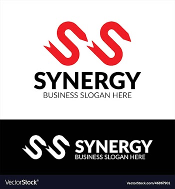 ss letter logo chain concept