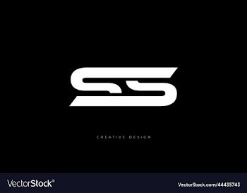 ss letter stylish monogram logo