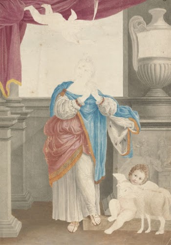 St. Agnes (after Domenichino) | Free Photo - rawpixel