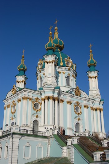 St. Andrew Orthodox Church in Kiev, Ukraine