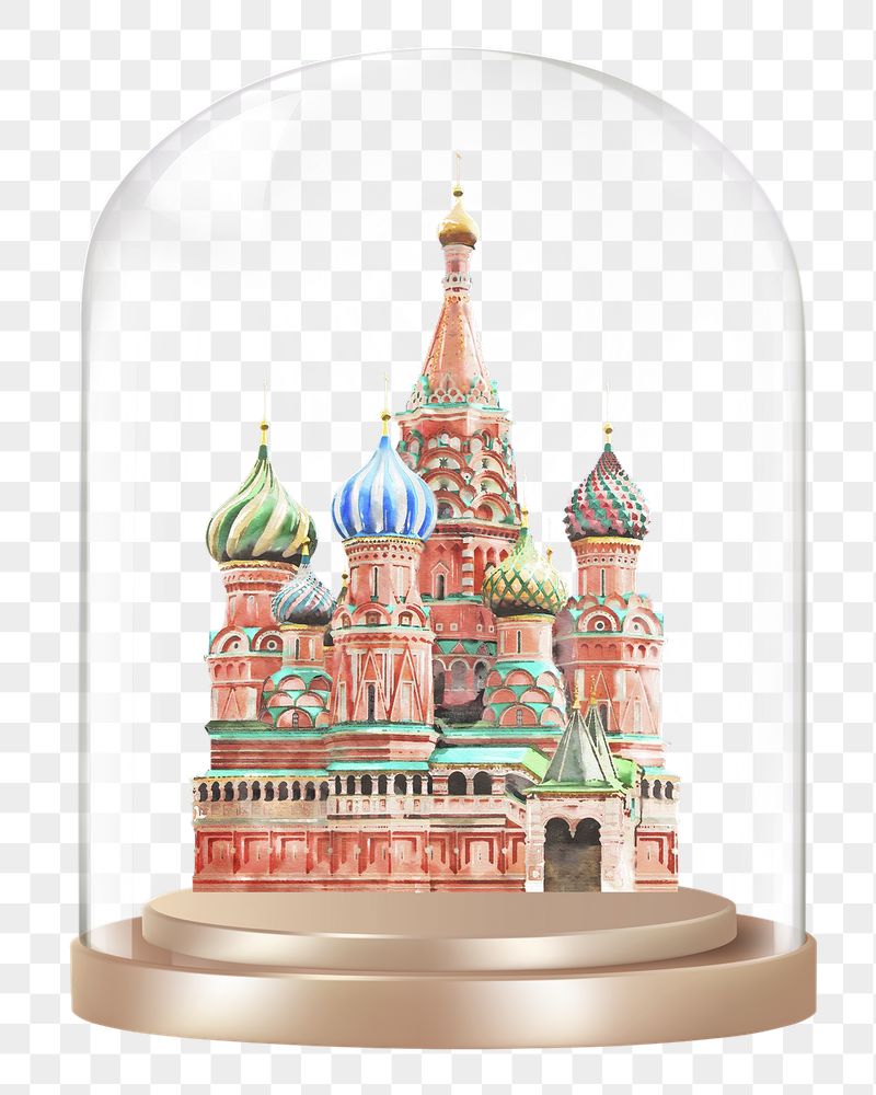 St. Basil's Cathedral png glass | Free PNG - rawpixel