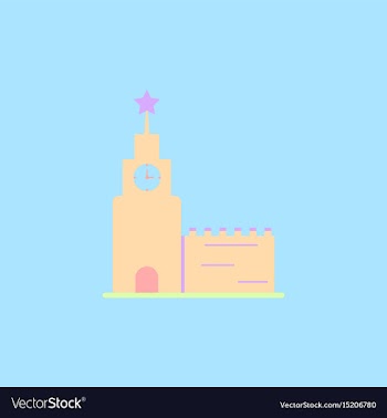 St basils cathedral in moscow red square vector image