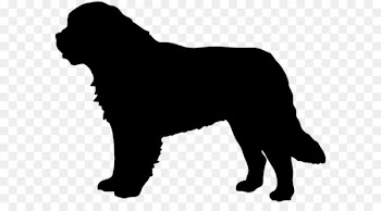 St. Bernard Great Dane Dobermann German Shepherd Clip art - Saint Bernard Dog Silhouette PNG Clip Art Image 
