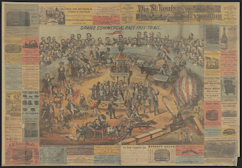 St. Louis Exposition 1882, grand | Free Photo - rawpixel
