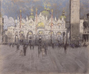 St. Mark's sunset (ca. 1901-1905) | Free Photo - rawpixel