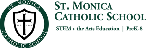 St. Monica Catholic School Logo Vector