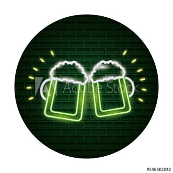 st patricks day neon