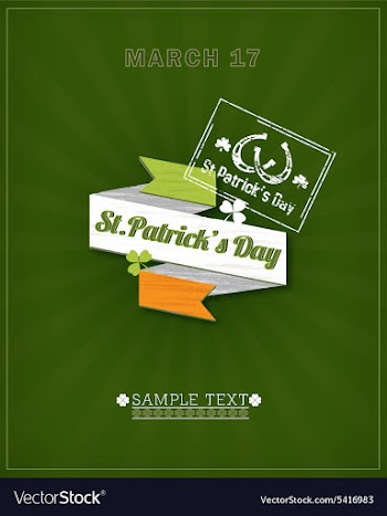 St Patricks day vector image