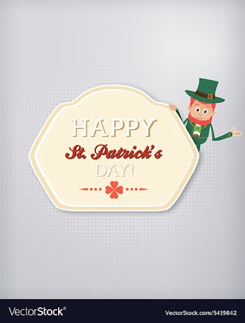 St Patricks day vector image