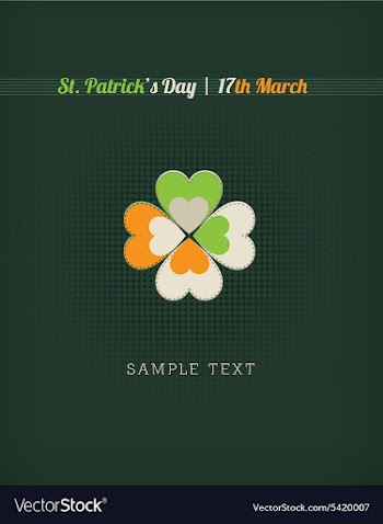 St Patricks day vector image