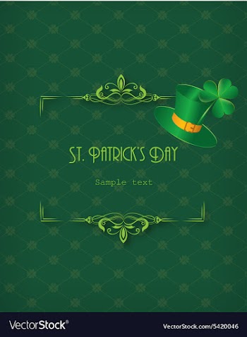 St Patricks day vector image