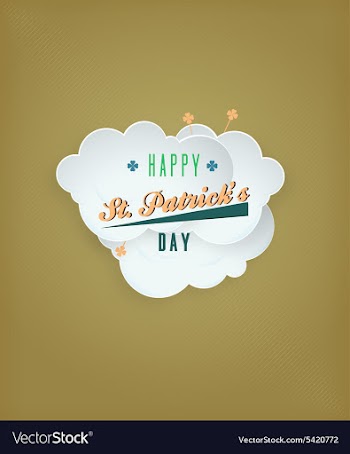 St Patricks day vector image