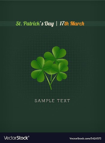 St Patricks day vector image