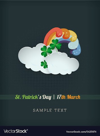 St Patricks day vector image