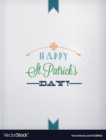 St Patricks day vector image