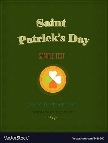 St Patricks day vector image