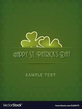 St Patricks day vector image
